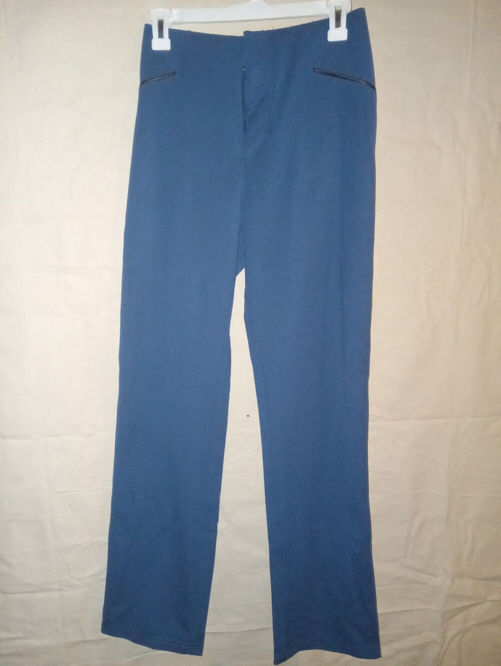 Classic Women's Blue Straight-Leg Pants